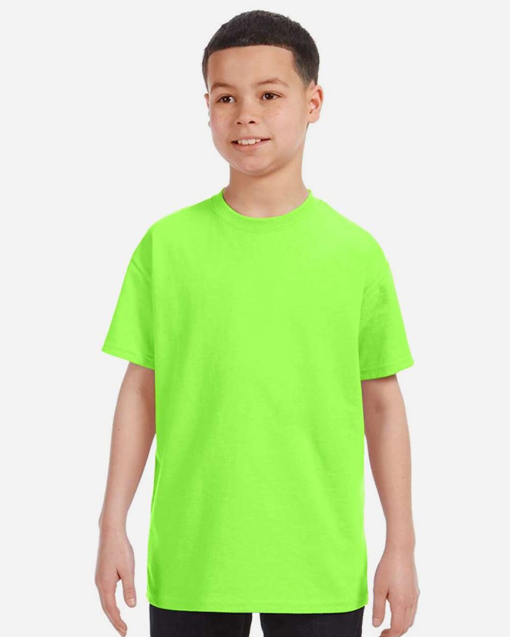 Gildan Heavy Cotton Youth Crewneck Short Sleeve T-Shirt 5000B – Kids Basic Tee for Everyday Wear